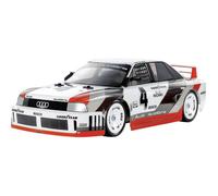 Tamiya TT-02 RC Audi 90 quattro Racing Lac.TT-02 blanc, fumée 1:10 Auto RC électrique 4 roues motrices (4WD) 2,4 GHz pr