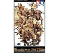 Tamiya - Wwii Russian Infantry & Tank Crewmaquette Figurine Wwii Russian Infantry & Tank Crew Tamiya32521 1:48 Maquette Char Promo Figurine Miniature