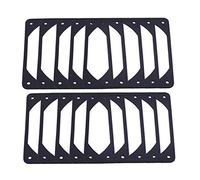 Tamkyo 10 PièCes 120Mm Anti-Vibration Silicium Ventilateur Joint RéDuction du Bruit Joint Pad pour PC Ordinateur Ventilateur