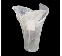 Tammaro Home Modèle Vagues Vase en verre de Murano Bleu