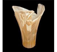 Tammaro Home Vortex Vase en Verre de Murano Couleur de Miel