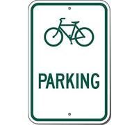 TammieLove Panneau Mural en Aluminium réfléchissant pour Parking sur vélo 20 x 30 cm