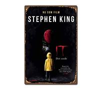 TammieLove Plaque en métal avec inscription « Stephen King It 2017 » - 2017 - En aluminium - 20,3 x 30,5 cm