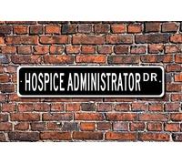 TammieLove Plaque en métal en aluminium - 40 x 10 cm - Cadeau d'administrateur de soins palliatifs - Panneau mural en aluminium pour soignant - Panneau mural en aluminium - Panneau de clôture de cour