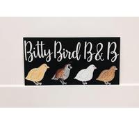 TammieLove Quail Coop Sign Tableau noir S and Designs Plaque en métal 20,3 x 30,5 cm