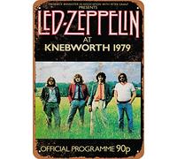 TammieLove TinSign12X16A12284 Plaque en métal 30,5 x 40,6 cm 1979 Led Zeppelin at Knebworth - Look vintage