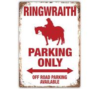 TammieLove Tinsigneua38168 Plaque murale en métal avec inscription « Parking Only » par Ringwraith 20,3 x 30,5 cm