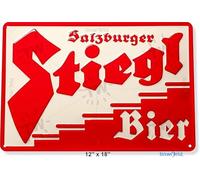 TammieLove TinSignEUa39731 Plaque en métal Stiegl Bier 20,3 x 30,5 cm