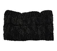 TAMOSH Gris + Noir Hiver Chauffe Oreille Bandeau Pour Les Femmes En Tricot Crochet Twist Bande De Cheveux Filles Turban Élastique Large Accessoires De Cheveux