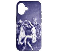 TamOShanter and The Witches Artistic Vector Bleu Coque pour iPhone 16