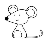 Tamp Bois Souris 26X26