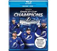 Tampa Bay Lightning 2021 Stanley Cup Champions Blu-ray Combo + Film du Championnat 2020 (édition limitée)