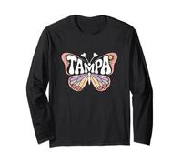 Tampa Butterfly - Florida Beach City Name Word Art Manche Longue