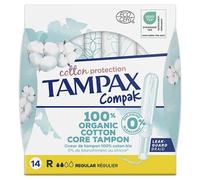 Tampax Compak Bio Coton Protection Régulier x14