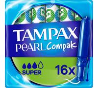 Tampax Compak Pearl Super 16 Unités
