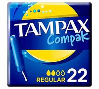 Tampax Compak Regular Tampons, 22 Pièces