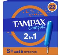 TAMPAX Compak Super Plus - Tampons Avec Applicateur - 22 Unités