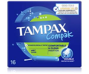 Tampax Compak Super tampons avec applicateur 16 pcs