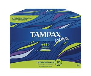 Tampax Compak Super x24 - Tampons avec applicateur