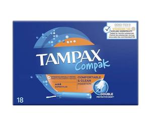 Tampax Compak Tampón Super Plus 18uds