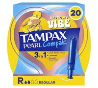 Tampax Tampons Compak Pearl Régulier – 16 unités