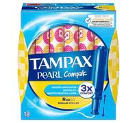 Tampax Pearl Compak Super Plus Tampons avec Applicateur - 18 unités