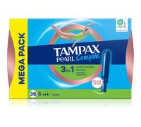 Tampax Pearl Compak Super tampons avec applicateur 36 pcs