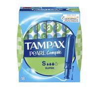 Tampax Pearl Compak - Tampons pour flux abondant - 1 unité