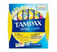 Tampax Pearl Compak Tampons réguliers avec applicateur x 16