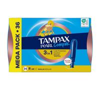 Tampax Pearl Compak tampons réguliers avec applicateur x36