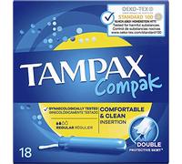 Tampax Super Plus Lot de 18 tampons avec applicateur en carton
