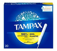 Tampax Tampons réguliers avec applicateur en carton 20X, protection contre les fuites, sensation de propreté