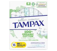 Tampax Tampons Réguliers en Coton Bio 16 pièces