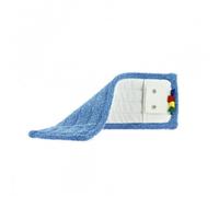 TAMPEL - Frange microfibre bleu - 40cm