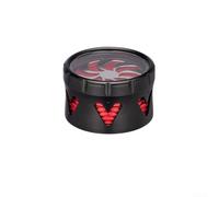 Tamper à café avec auto-nivellement par gravité et base à 5 lames pour une distribution uniforme et un tassage compact du marc de café, fabriqué à partir d'acier inoxydable et d'alliage d'aluminium