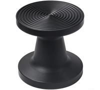 Tamper à café avec deux bases plates et ondulées pour expresso, matériau PP pour une compression équilibrée du café et poignée facile à prendre en main (58 mm)