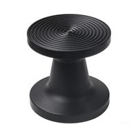 Tamper à café avec deux bases plates et ondulées pour expresso, matériau PP pour une compression équilibrée du café et poignée facile à prendre en main (51 mm)