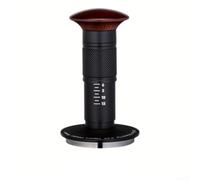 Tamper à café avec système à ressort de précision pour une répartition uniforme du sol et base ondulée pour améliorer l'efficacité d'extraction (53 mm)