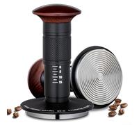 Tamper à café magnétique avec pression à ressort constante de 15 à 13,6 kg et base ondulée pour améliorer l'extraction du café en variantes de 51 mm, 53 mm, 58 mm (51 mm)