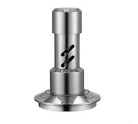 Tamper à café professionnel avec système de pression à ressort, construction en acier inoxydable, technologie auto-nivelante adaptée pour porte-filtres de 51/53/58 mm (53 mm)