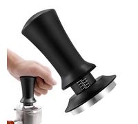Tamper à café - Tamper à café en poudre de 3,9 pouces, 53 mm de profondeur réglable avec marque d'échelle | Outil calibré d'acier inoxydable d' d'aluminium, tampon manuel d' pour la pré