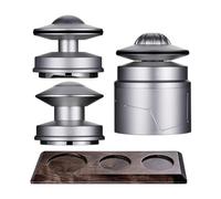 Tamper à expresso à ressort et ensemble d'outils WDT, distributeur de café 58 mm, support en bois, fixation magnétique, kit d'accessoires essentiels pour barista