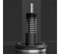 Tamper à expresso avec jupe de nivellement et mécanisme à ressort calibré pour une pression constante de 30 psi, compatible avec porte-filtre de 51 mm, 53 mm, 58,35 mm (51 mm)