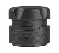 Tamper et niveleur de café en acier inoxydable avec base plate à ressort pour une extraction constante d'expresso, compatible avec porte-filtre de 51 mm, 53 mm, 58 mm (51 mm)