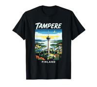 Tampere Finland Classic European Travel Souvenir History T-Shirt
