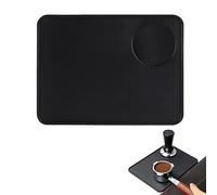 Tamping Mat, Tapis de Tassage Espresso, Tampon Presse Poudre Café, Tapis de Tampon de Café, Café Tamper Tapis, Espresso Tamping Corner Coffee Tamper Holder Pad pour Barista Tool Accueil Cuisine Café