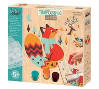 Tampographie Sur Bois - Animaux De La Foret