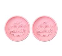 Tampon à biscuits en plastique non toxique, accessoires de cuisson à domicile pour la cuisson à domicile, poignée facile à saisir et plusieurs formes amusantes, façonneurs de biscuits créatifs