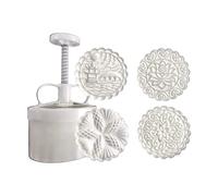 Tampon à biscuits - Outil de pâtisserie floral exquis - Presse à bombe de bain - Décoration de festival - Coupe-main - Moule à gâteau - Tampon à biscuits pour la cuisson des fleurs