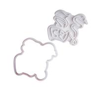 Tampon à biscuits porte-bonheur en forme de serpent pour le Nouvel An - Outil de décoration de gâteau - Équipement de cuisson - Emporte-pièce pour l'année du serpent